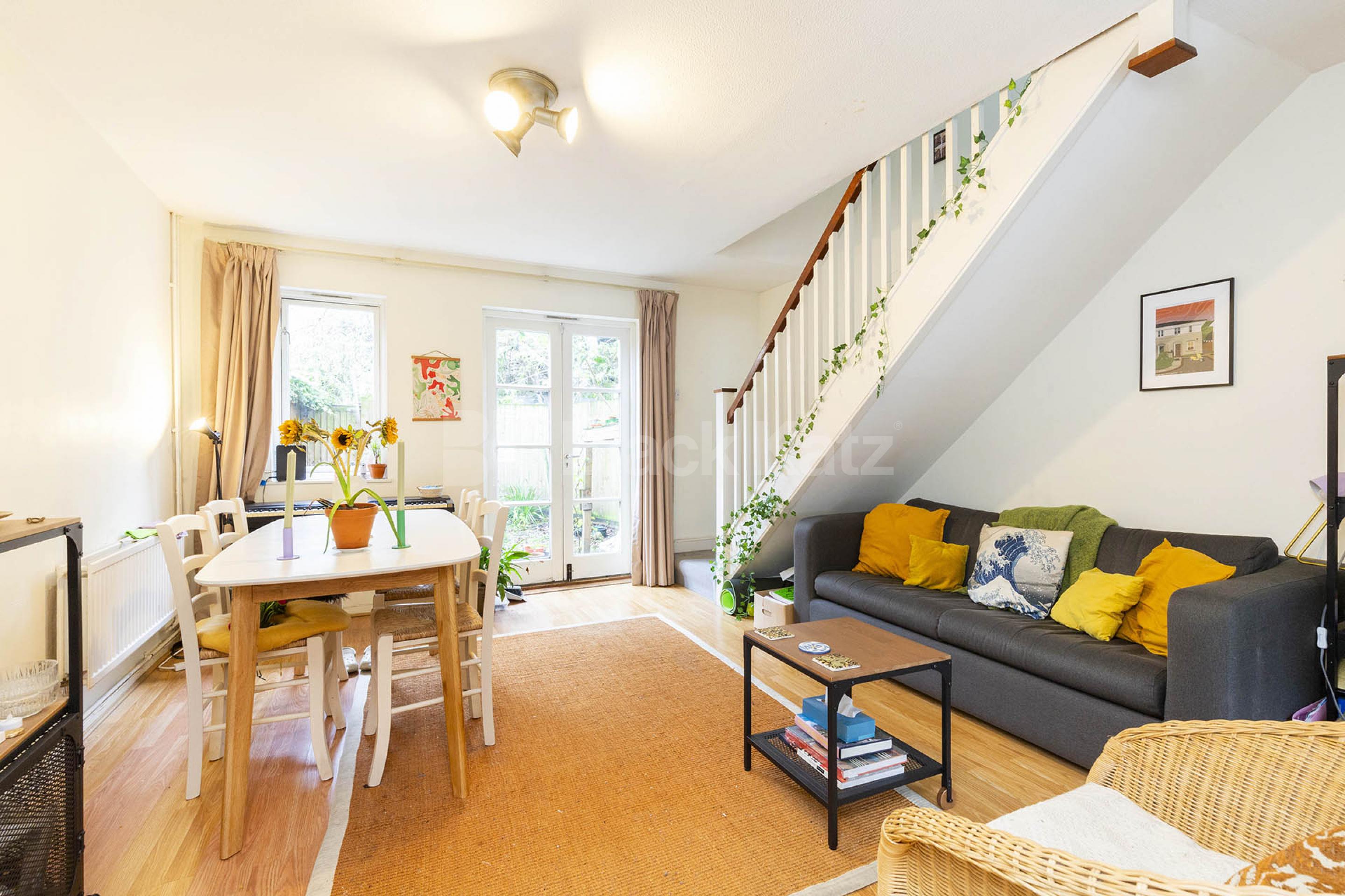 Spacious split level two double bedroom private property Bergholt Mews, Camden NW1